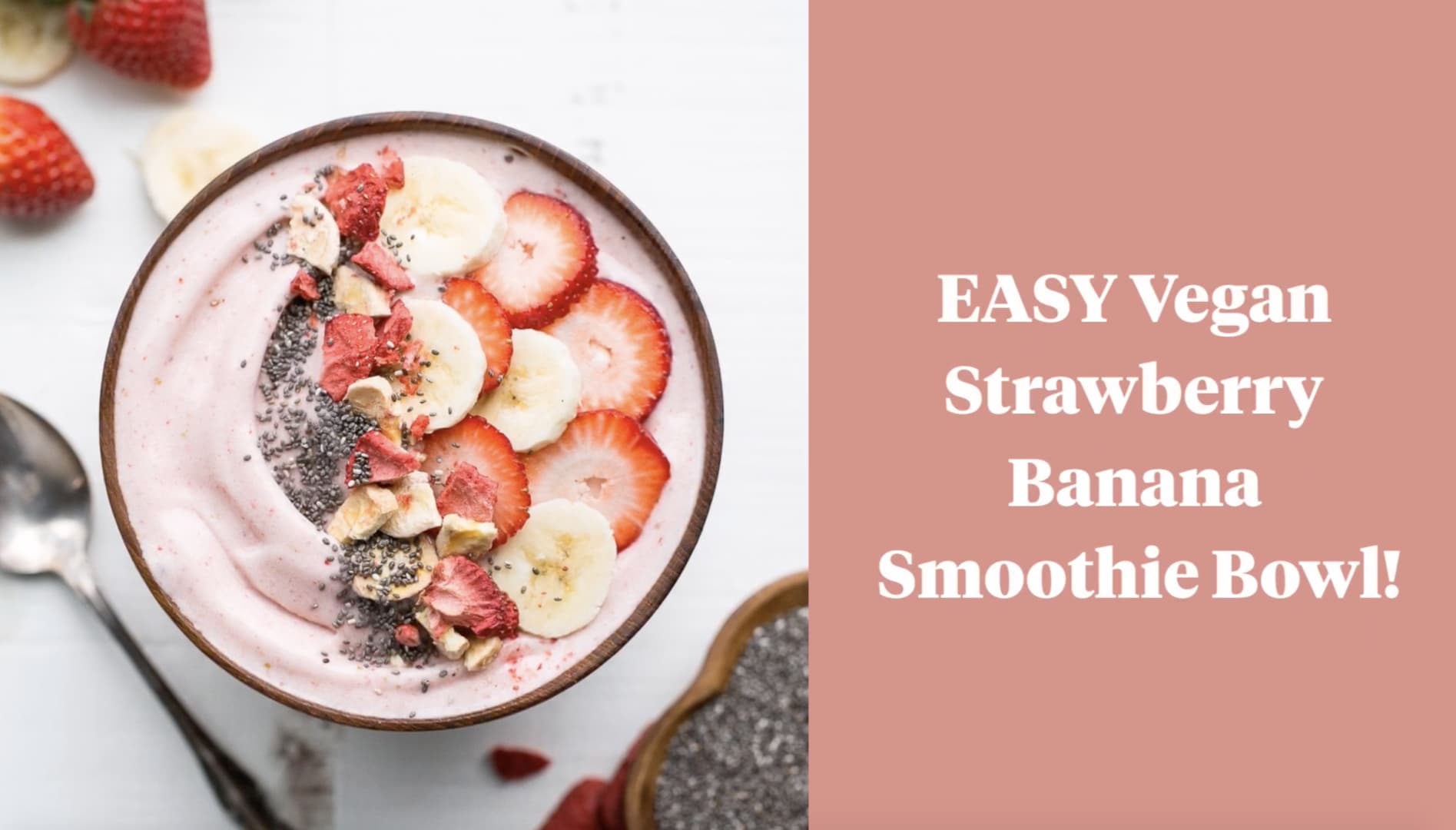 Strawberry Banana Smoothie - Paleo Gluten-Free Guy