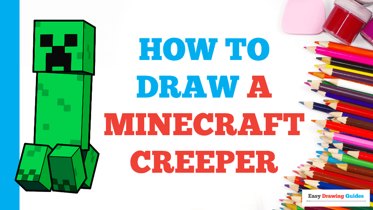 Minecraft Tutorial - How to make a Creeper Face EASY 