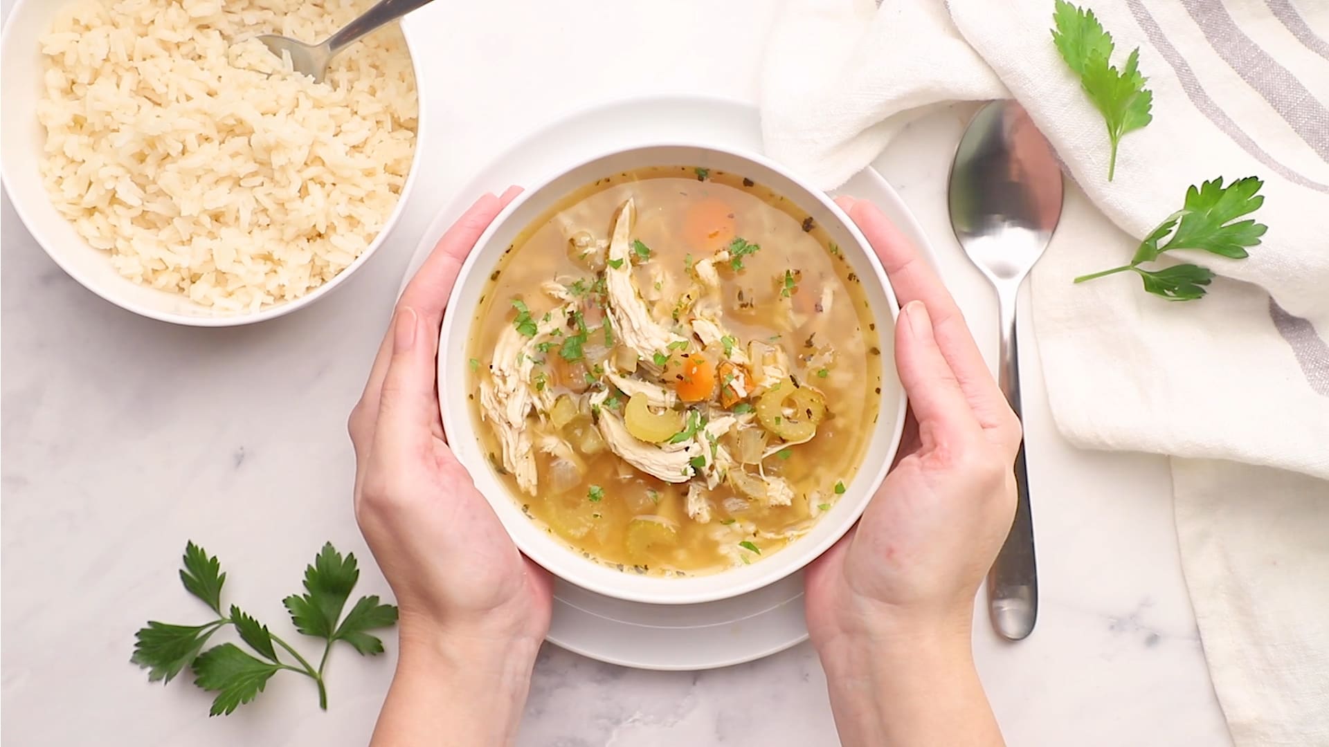 Chicken and Rice Soup - Jo Cooks