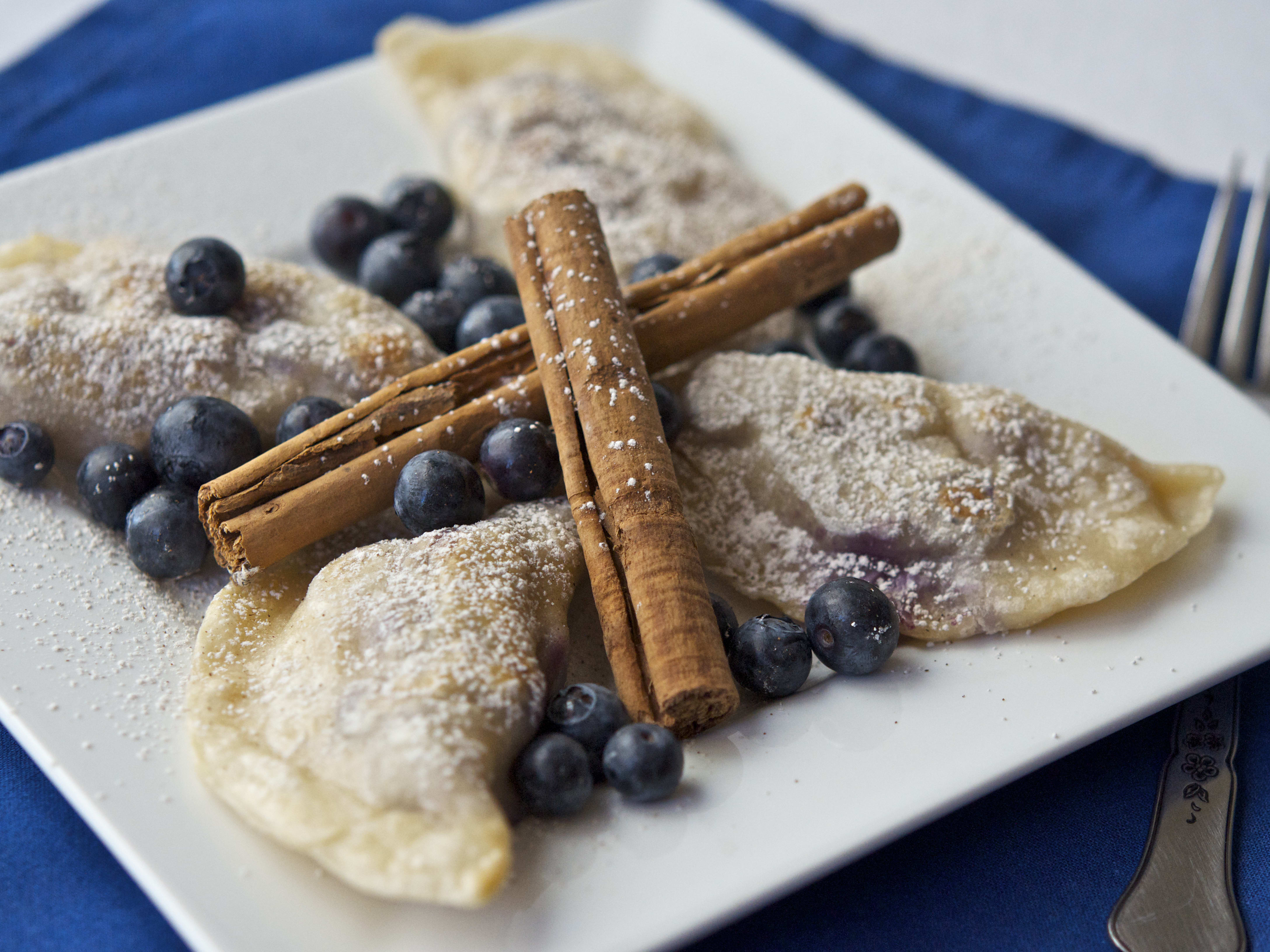 Blueberry Yogurt Pierogi - Vegan Yack Attack