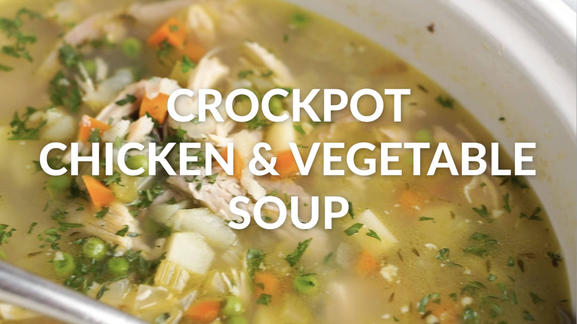 Homemade Chicken Soup — What a Crock Meals