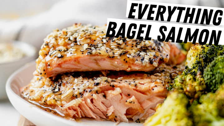 Everything Salmon Sheet Pan Dinner Recipe