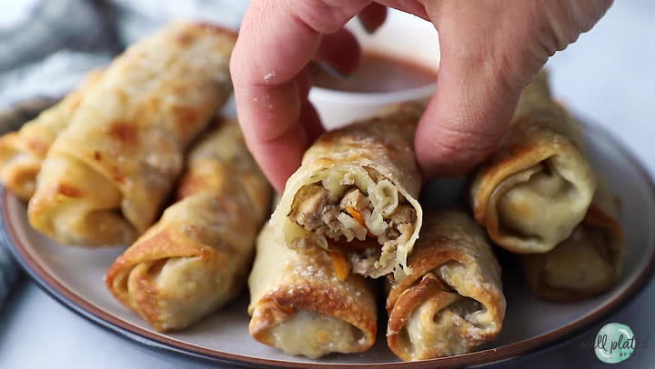 Air Fryer Egg Rolls (Healthier Crispy Egg Rolls) - Wholesome Made Easy