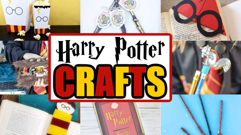 DIY Harry Potter Book Props - Hermione's Secret Library