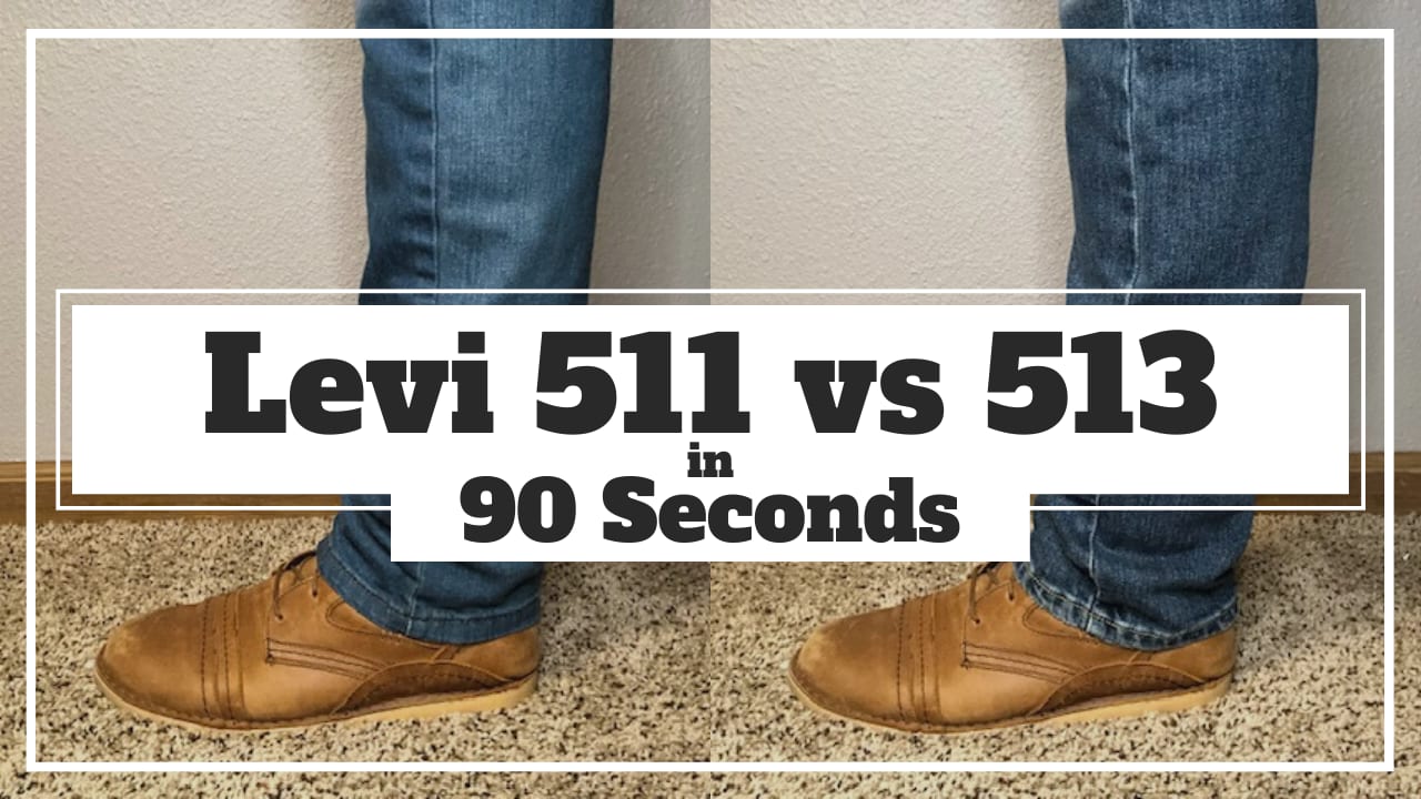 Levi's 511 vs 513 Jeans Compared [What's the Difference?] – Work Wear  Command