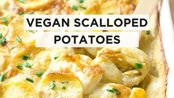 Vegan Scalloped Potatoes - #foodbyjonister