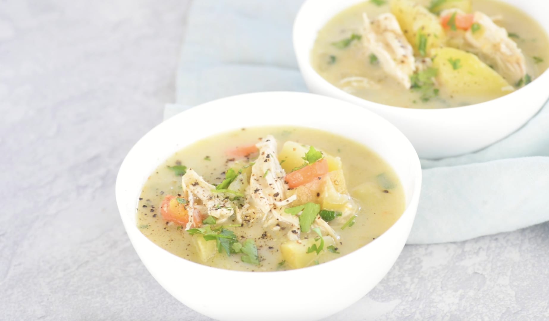 Crockpot Chicken Soup  The Clean Eating Couple