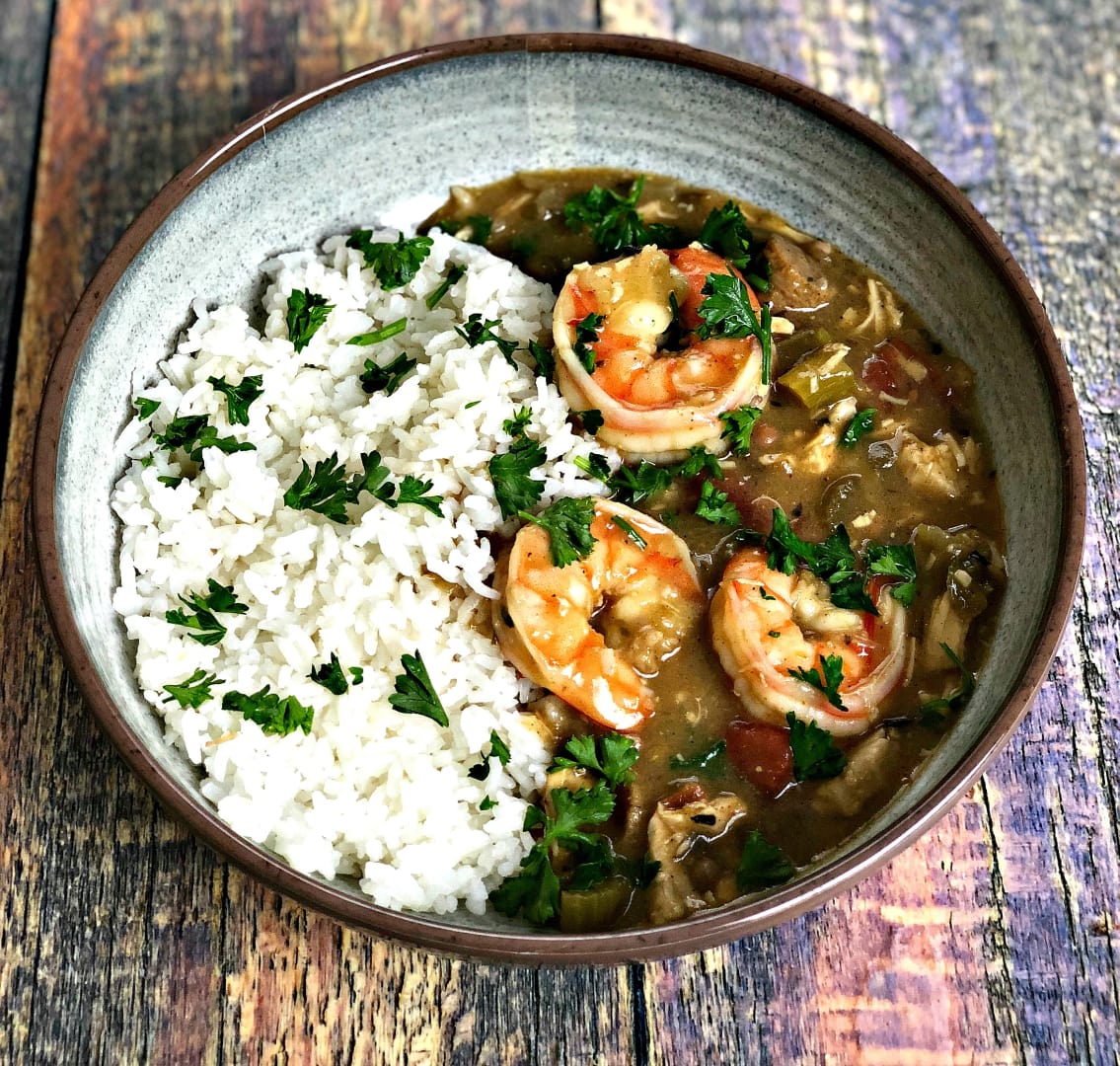 Instant pot chicken best sale and sausage gumbo