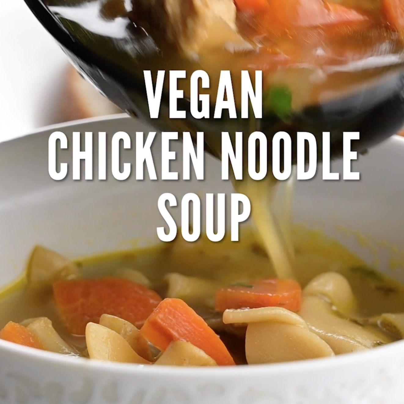 Vegan Chicken Noodle Soup - Create Mindfully