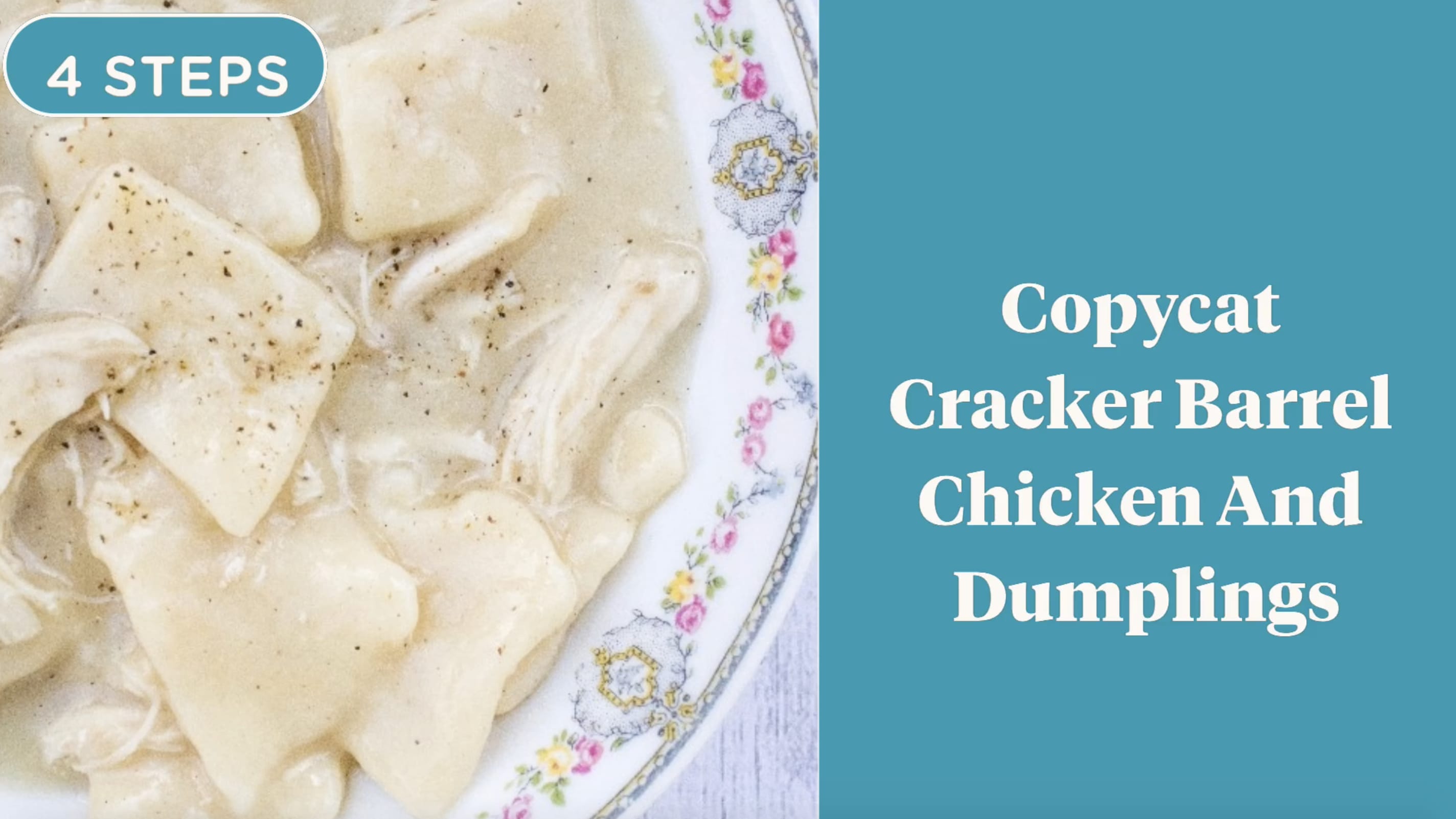 Gluten Free Chicken and Dumplings (Cracker Barrel Style) - India