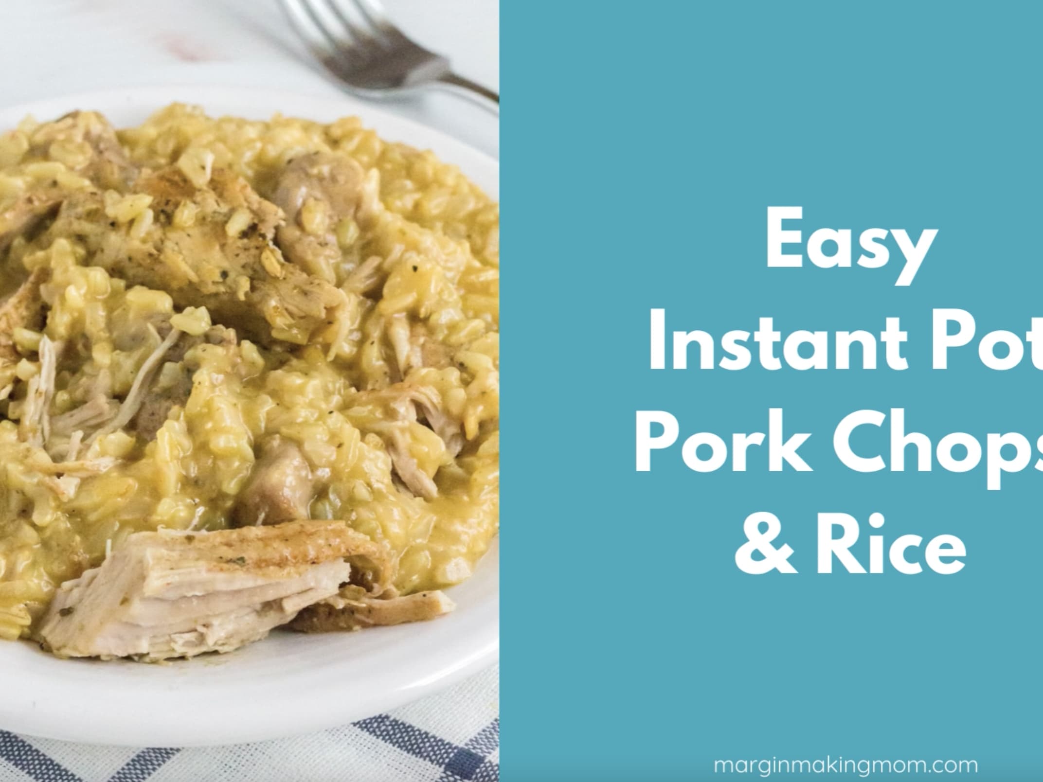 Instant Pot Pork Chops and Rice