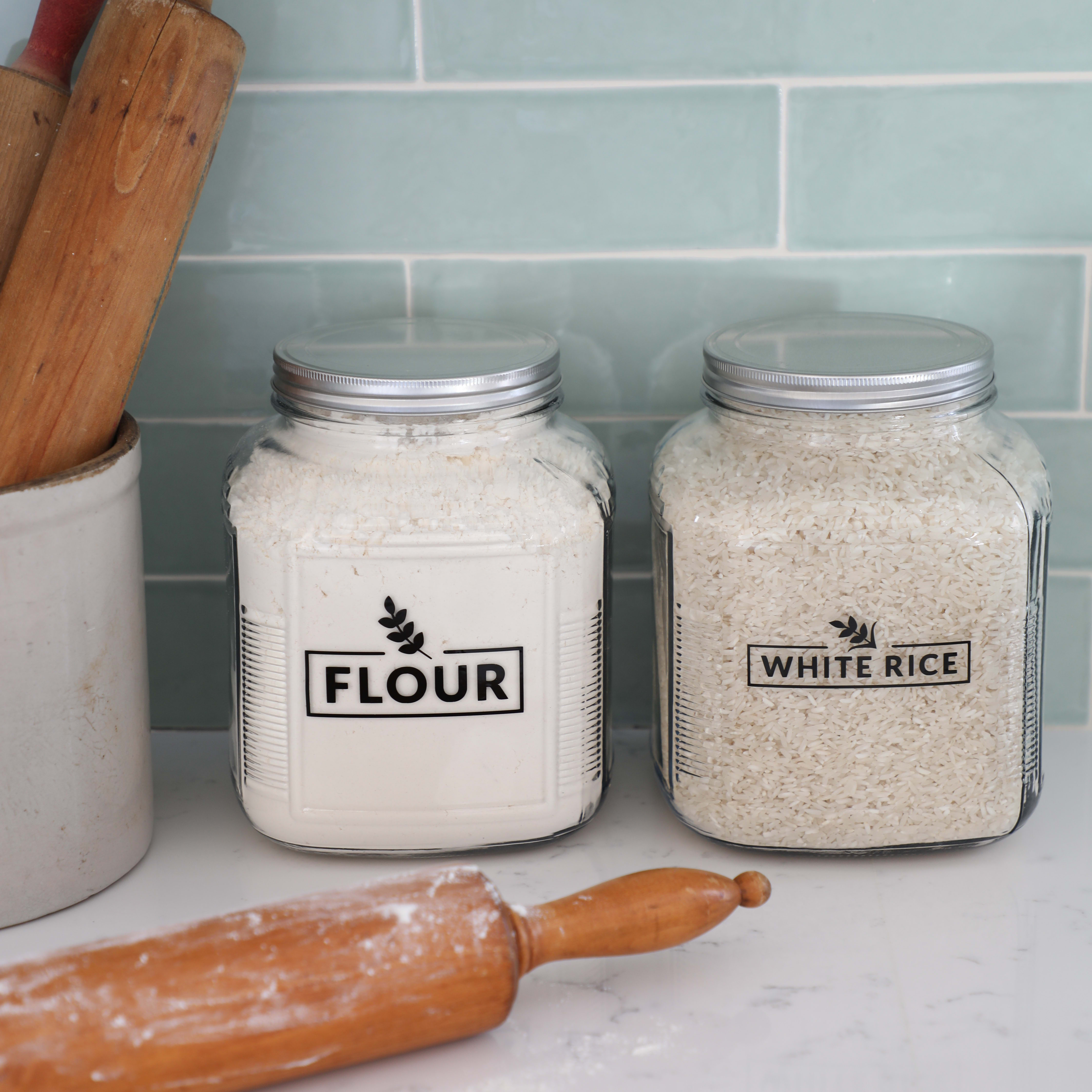 How to Label Spices, Grains, Flours, Without Using a Label Maker