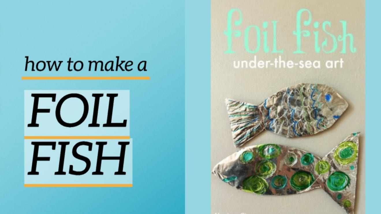 Foil Painting- Invitation to Create - Toddler at Play