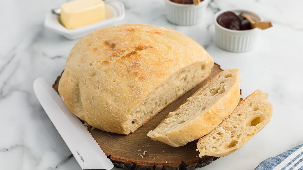 Easy Dutch oven sourdough bread for beginners - Sprouting Wheel