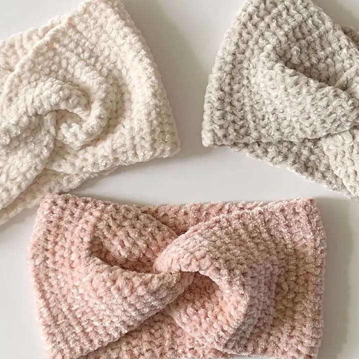 Crochet Easy Twisted Headband - Naztazia ®