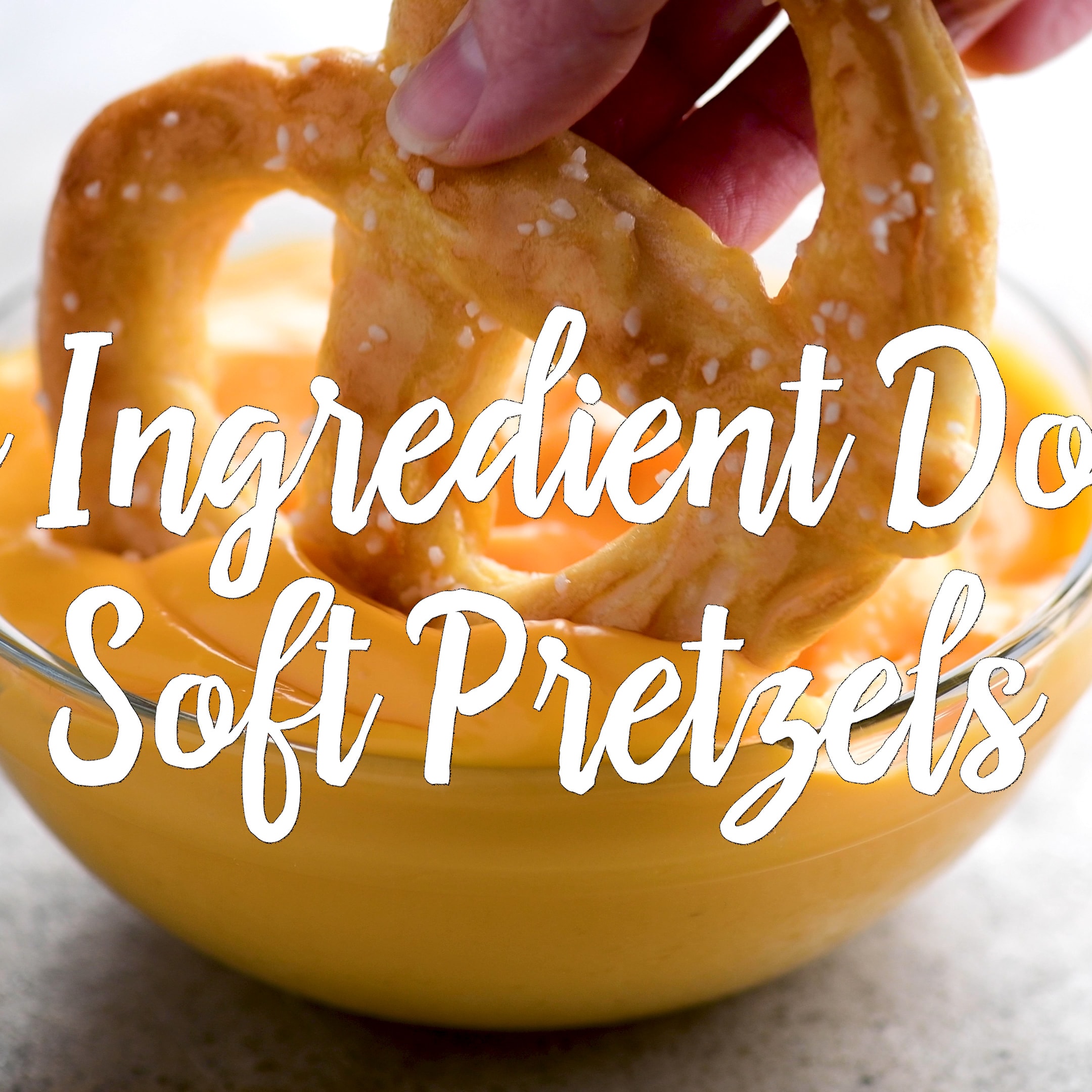 Two Ingredient Dough Soft Pretzels