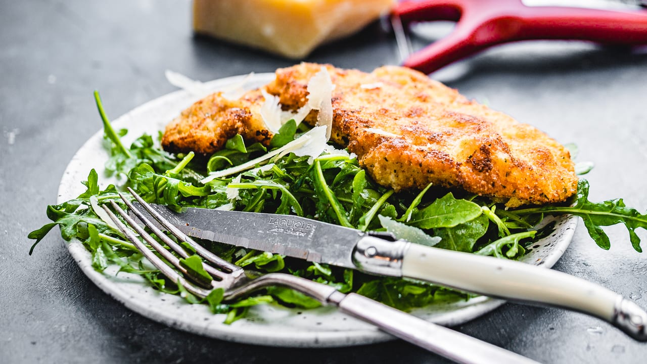 Italian Chicken Cutlets - Chicken Milanese - Sip and Feast
