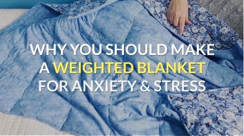 Making a weighted hotsell blanket from a pillowcase