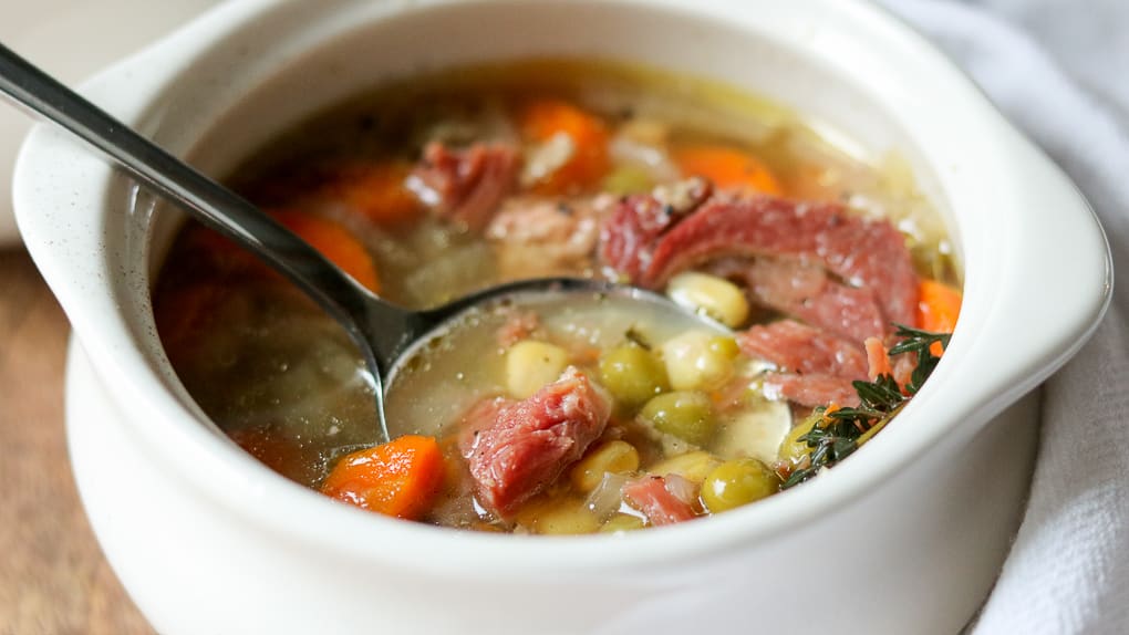 Ham hock and sales vegetable soup pressure cooker