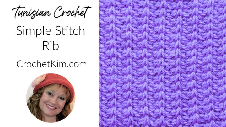 Crochet 2x2 Rib Stitch – Easy Photo Tutorial - Zamiguz