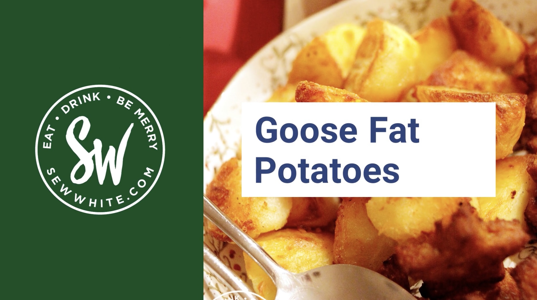 Air Fryer Goose Fat Potatoes - Sew White