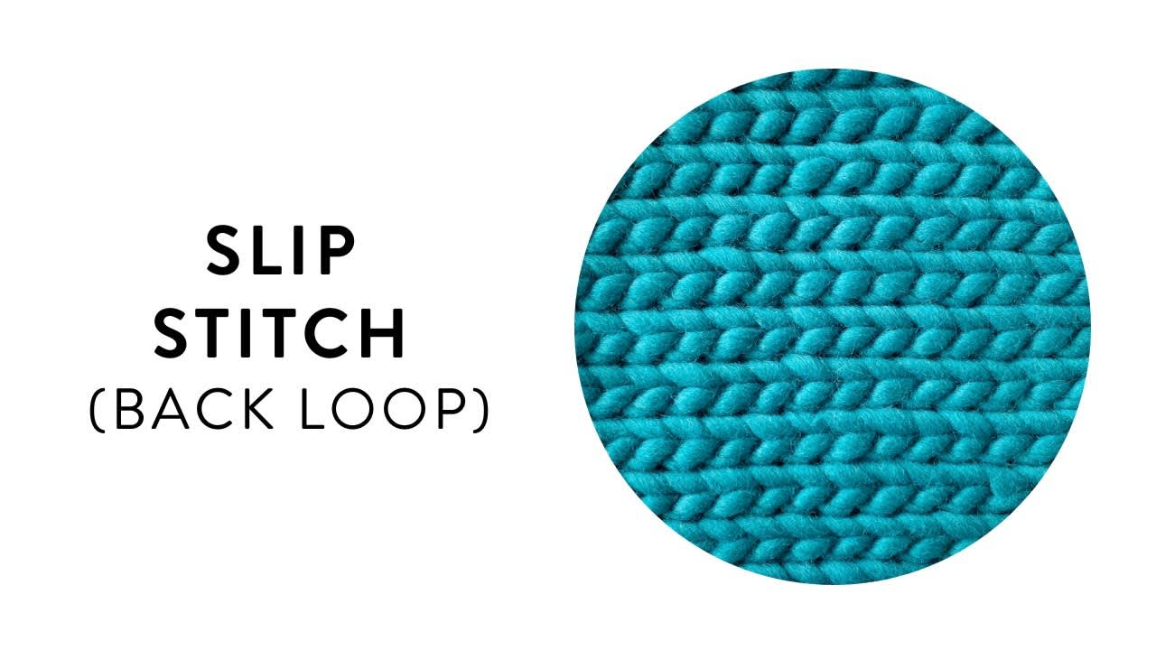 Slip Stitch (Back Loop) - Daisy Farm Crafts