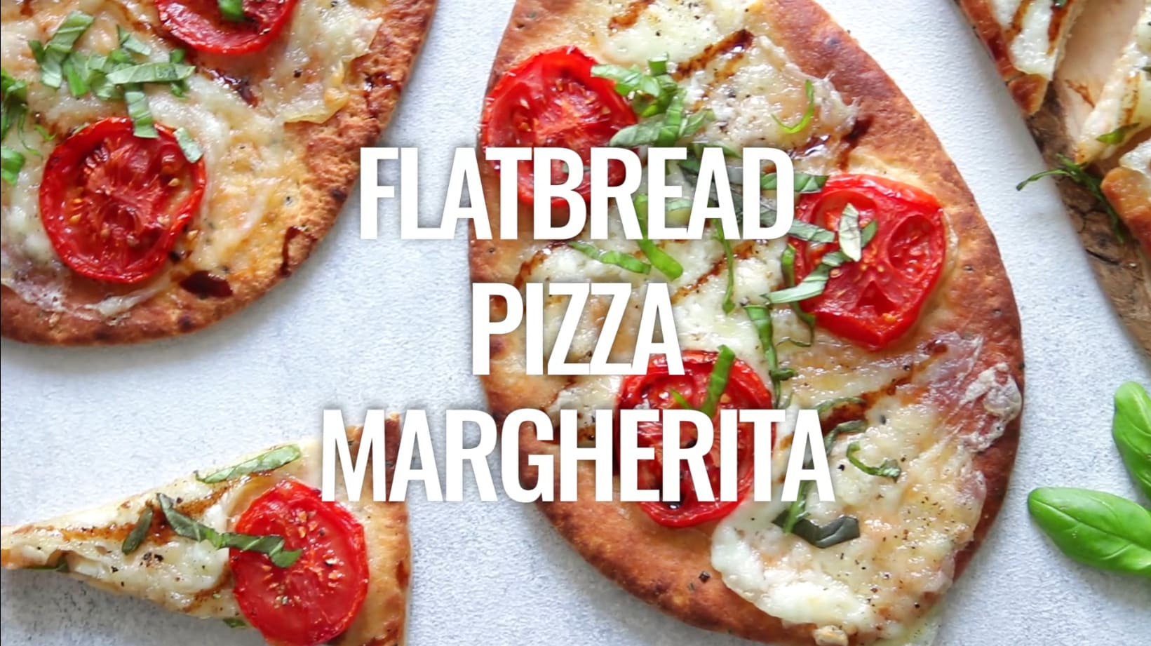 Dairy-Free Flatbread Margarita Pizza with Hamilton Beach Sure