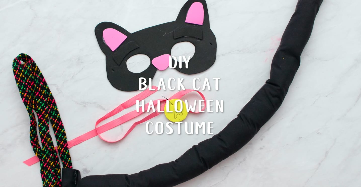 DIY Black Cat Halloween Costume