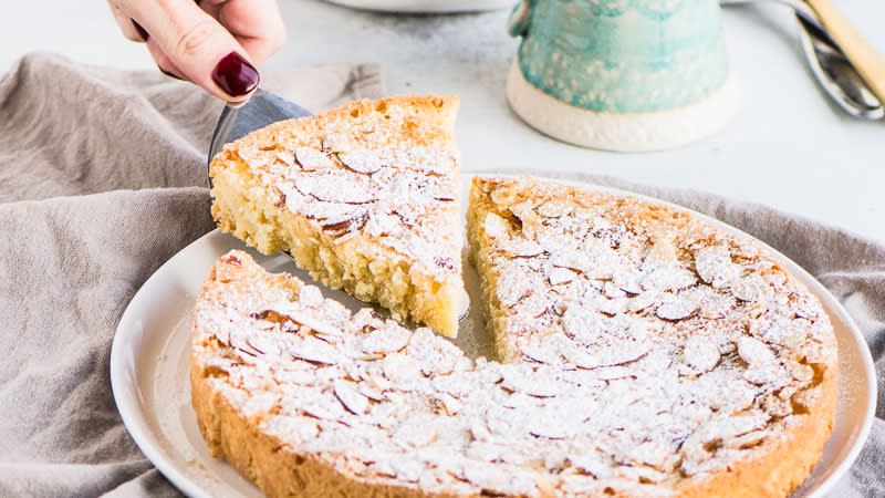 Swedish Almond Cake - The Itsy-Bitsy Kitchen