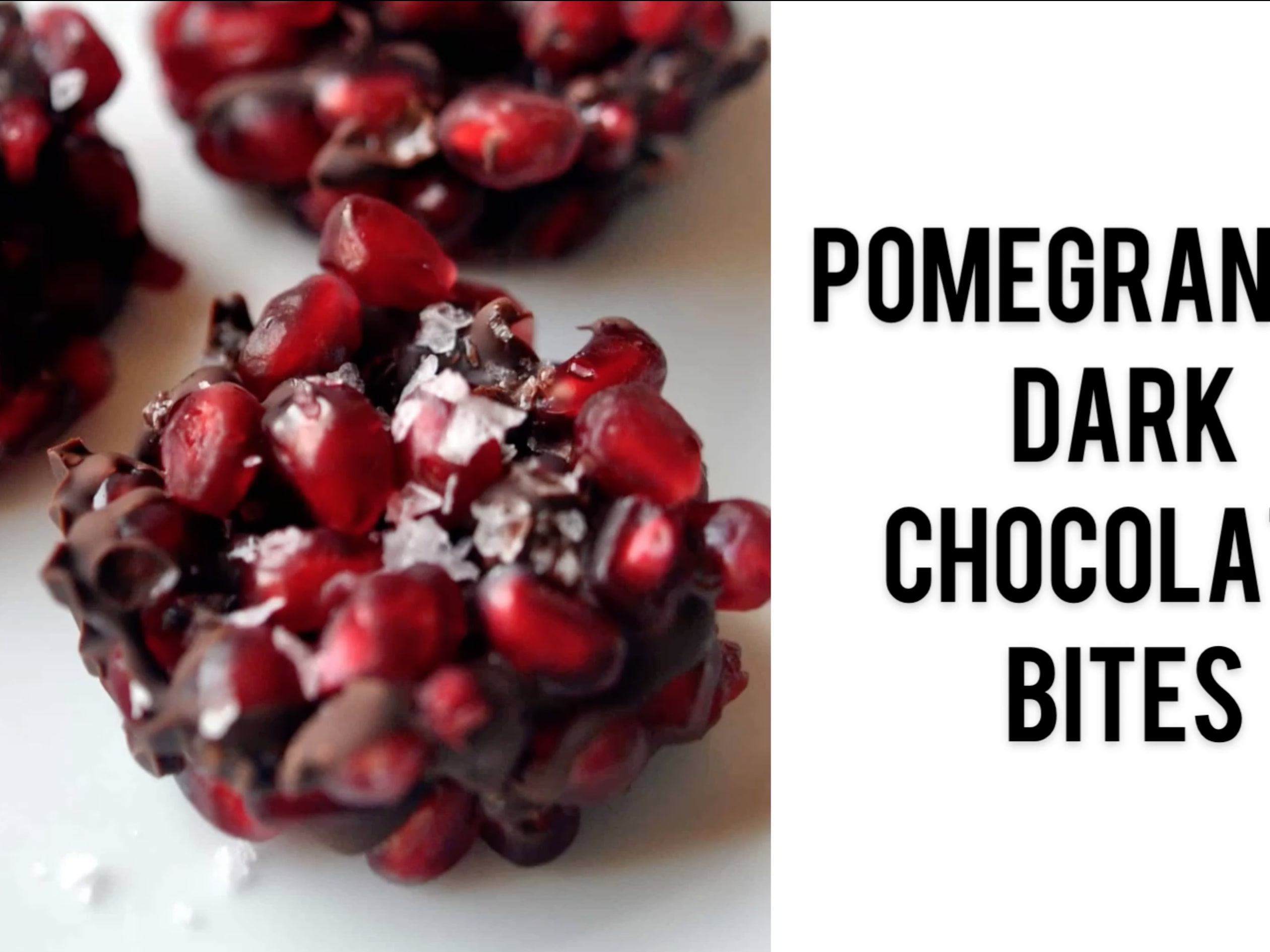 Dark Chocolate Fruit Candies with Pomegranates, Figs & Dates
