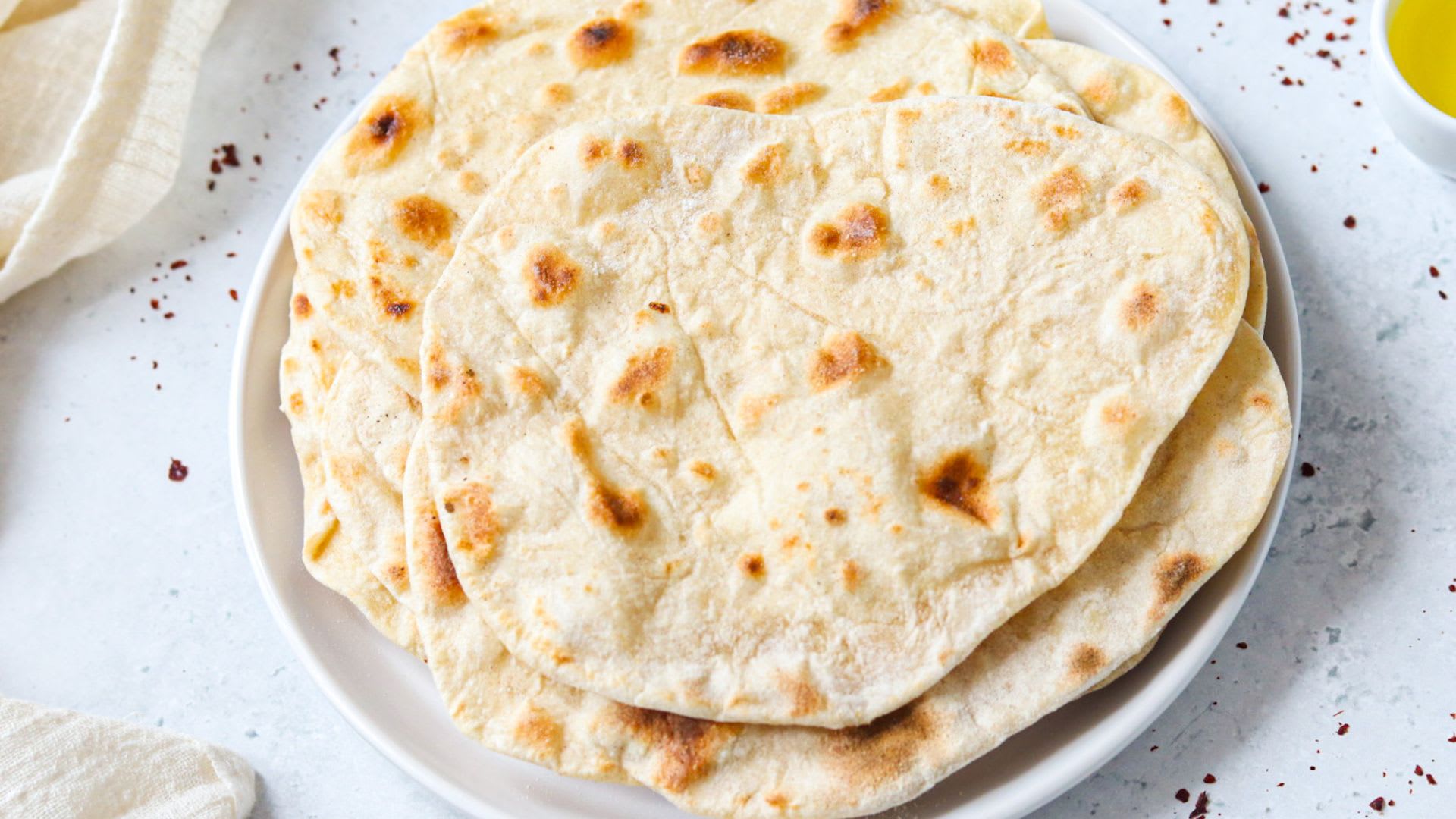 Flour and clearance water flatbread