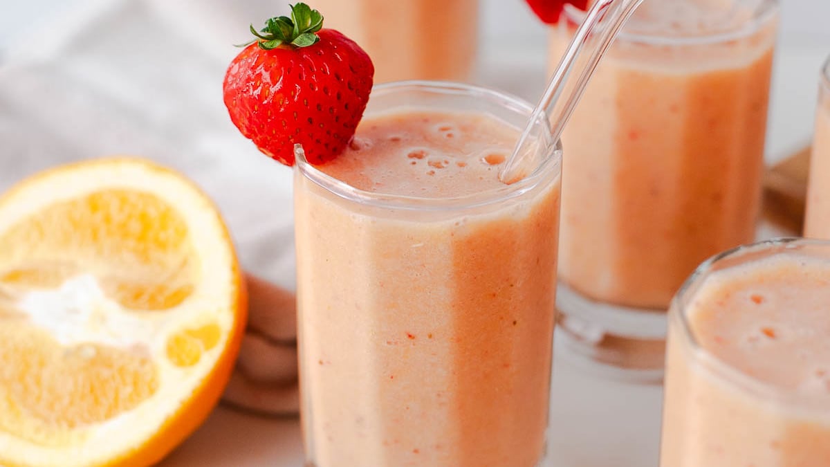 Vitamin C Smoothie Recipe Citrus Strawberry Banana