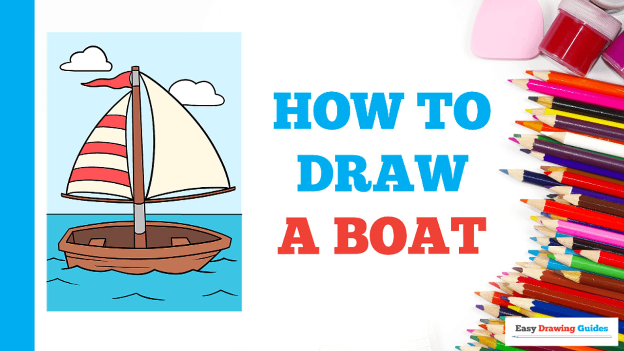 How to Draw a Boat  An Easy and Realistic Boat Drawing Tutorial
