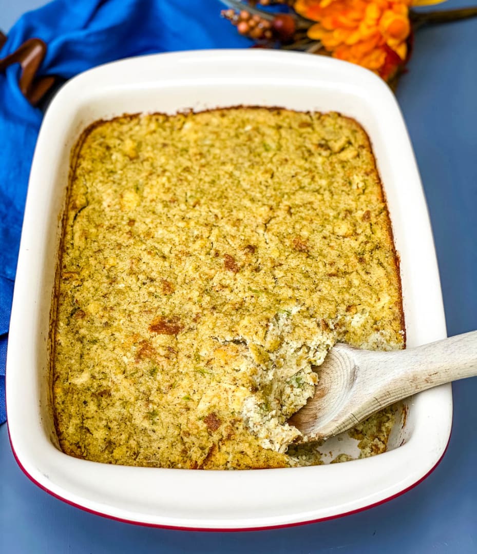 Old Fashioned Southern Sage Cornbread Dressing Recipe Soul Food ...