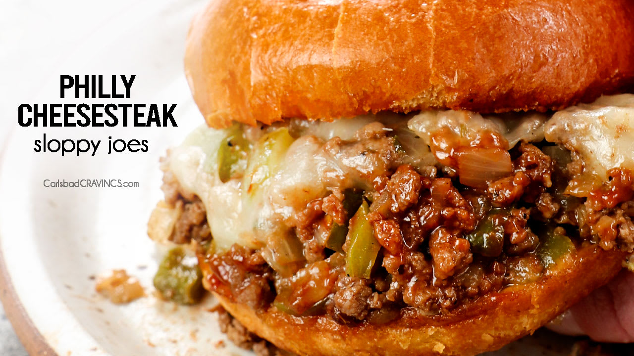 Homemade Philadelphia Cheese Steak - Carlsbad Cravings