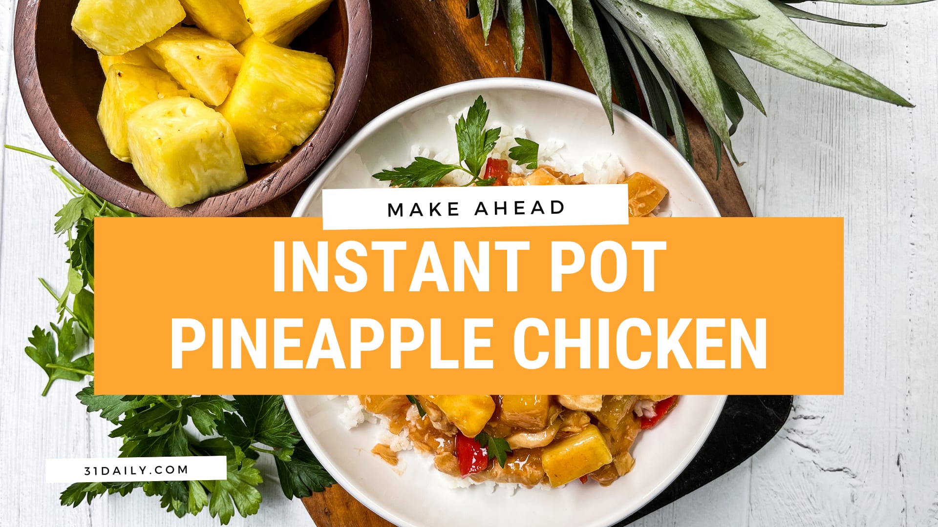 Simple Instant Pot Pineapple Chicken