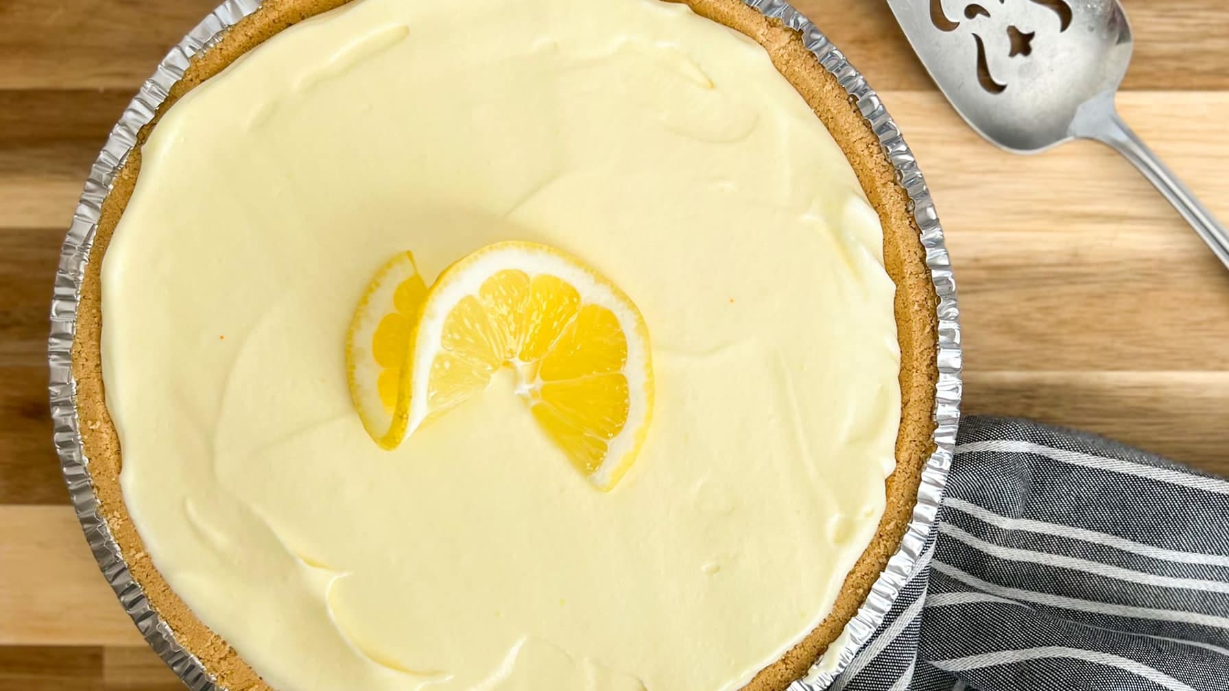 Lemon pie made with jello 2025 pudding