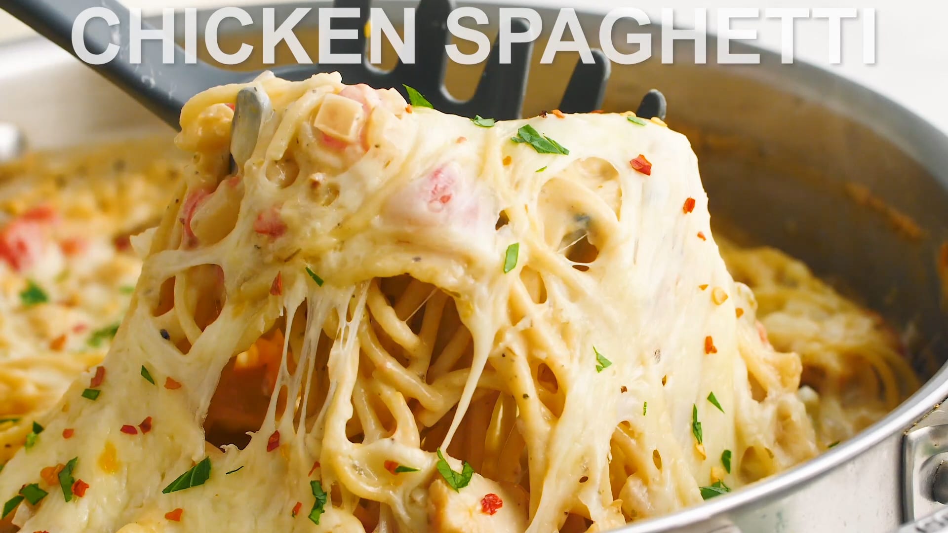 Chicken Spaghetti - The Cozy Cook