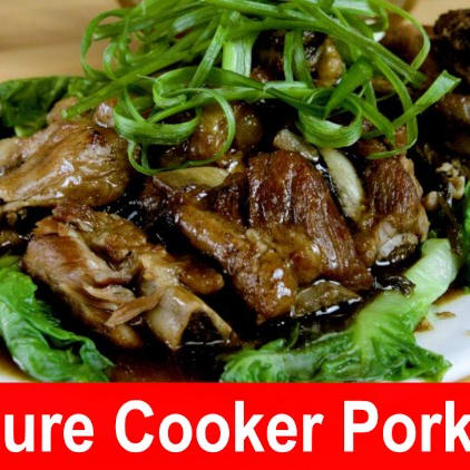 Pressure cooker pork ribs easy fall off the bone recipe