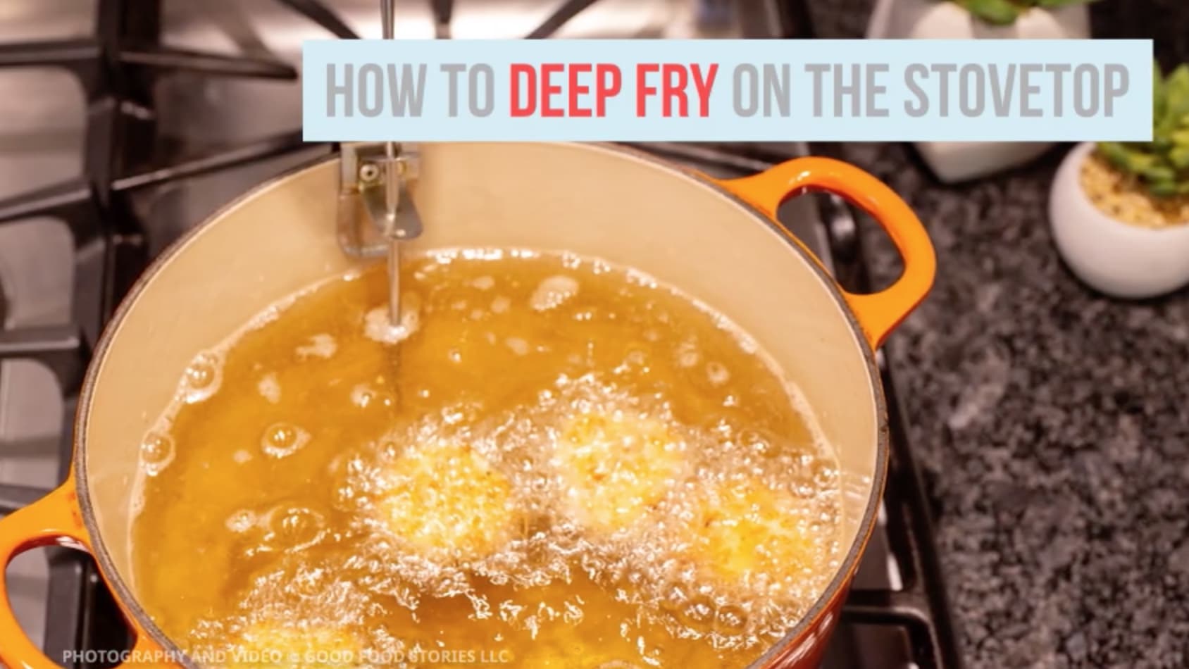 Deep Frying : 3 Ways to check oil temperature without a