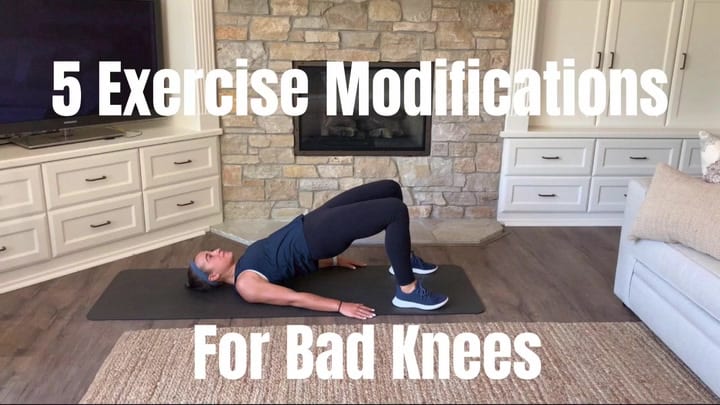 5 Squat Alternatives for Bad Knees (Full Low Impact Workout Plan)