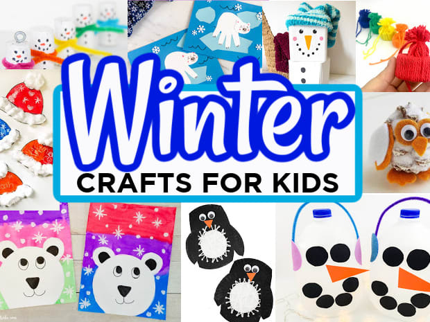 50 Fun and Easy Winter Crafts for Kids - Page 2 of 2 - Look! We're Learning!