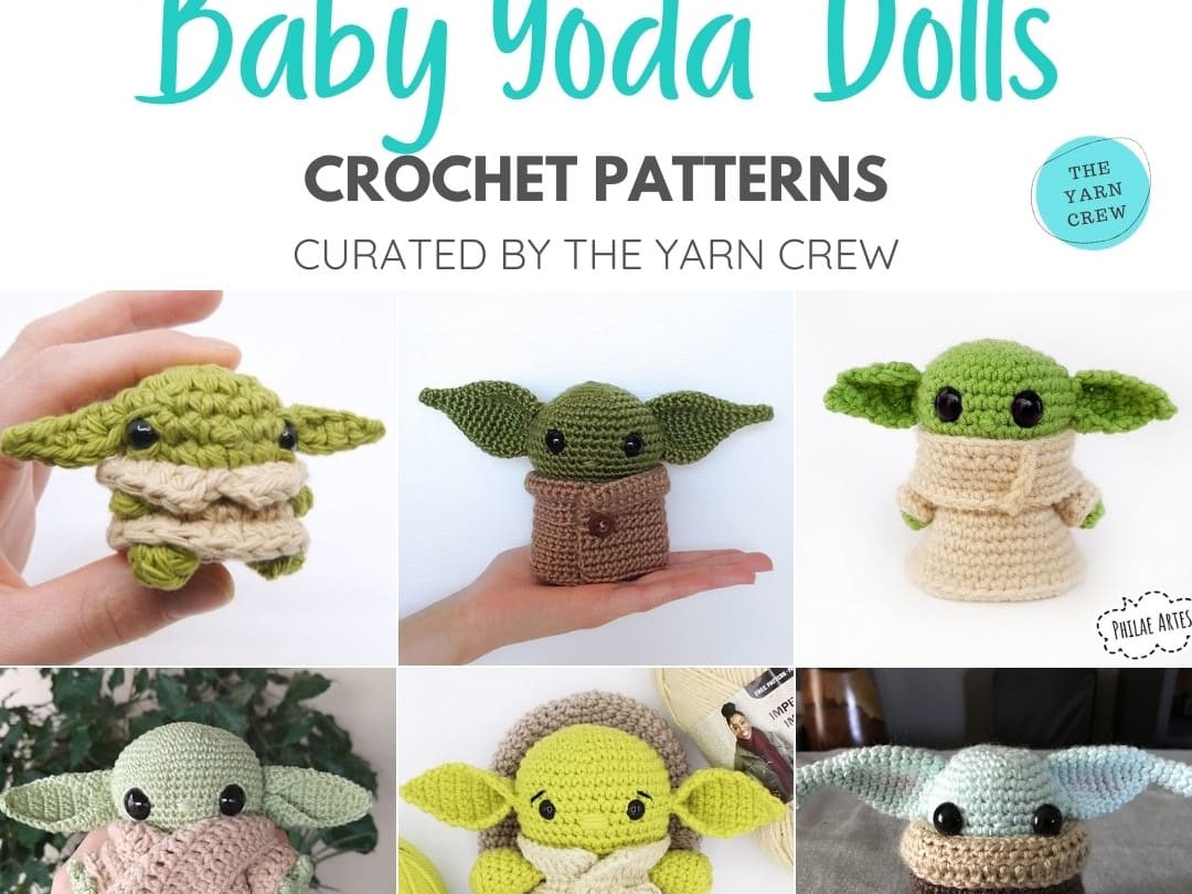 Crochet yoda doll pattern free sales