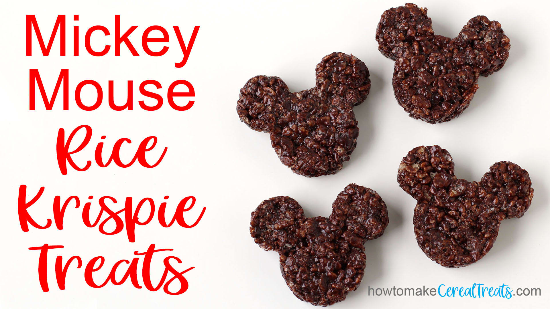 Mickey Mouse Rice Krispies Treats Disney Copycat Recipe — I'll