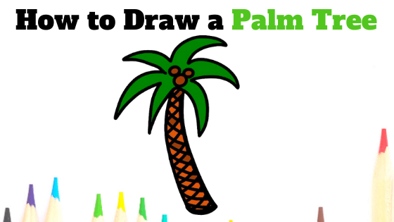 How to Draw a Palm Tree: Easy Awesome Palm Tree Drawing