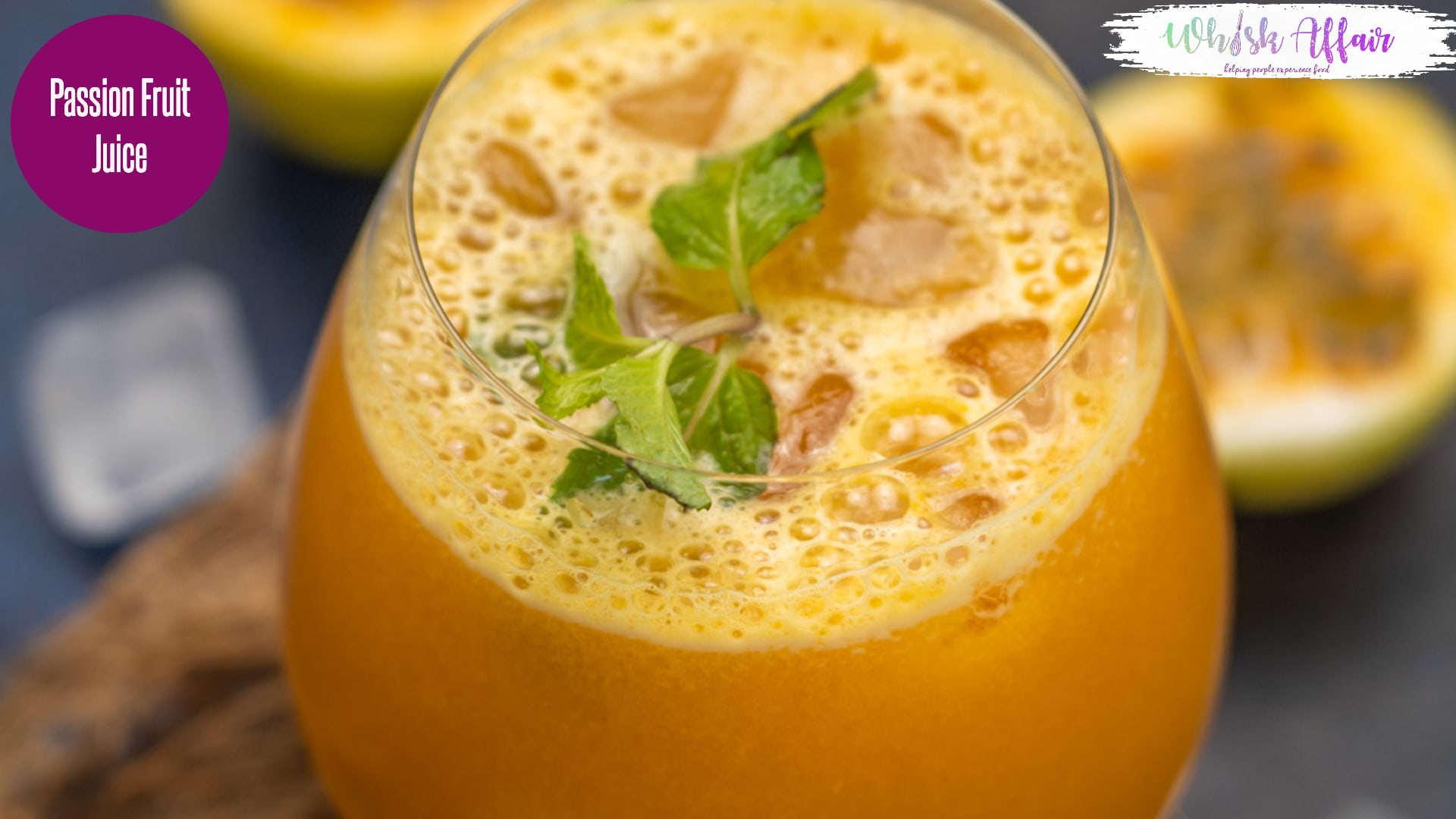 nedbryder Ja metallisk How To Make Homemade Passion Fruit Juice Recipe + Video