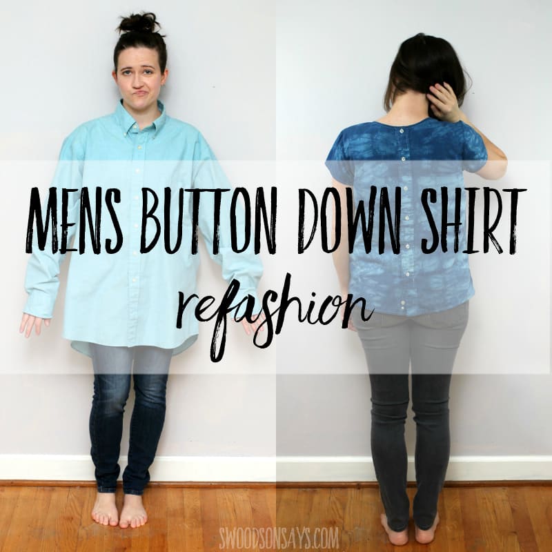 Mens button down shirt refashion 2025