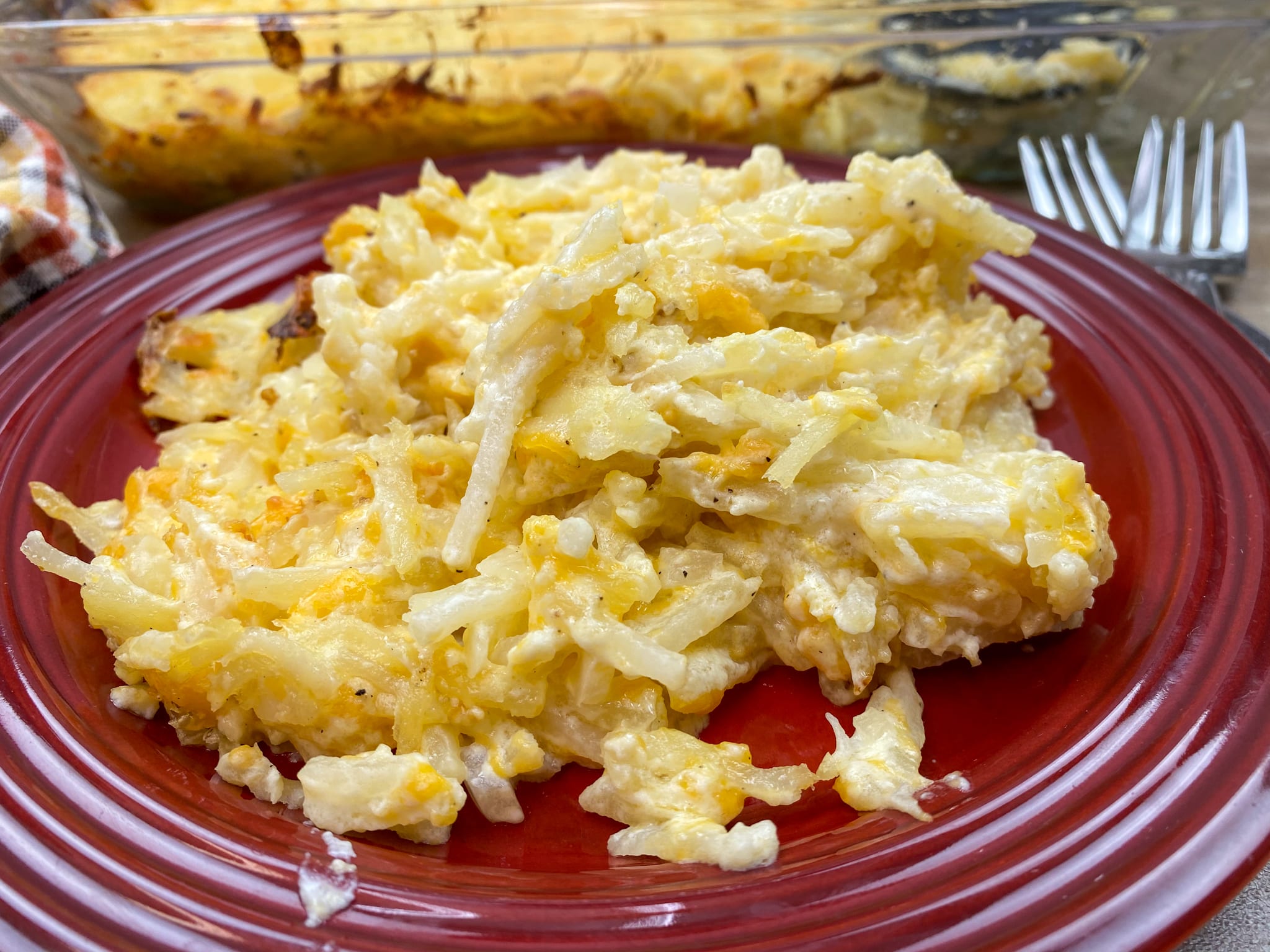 Easy Hashbrown Casserole - Brown Eyed Baker