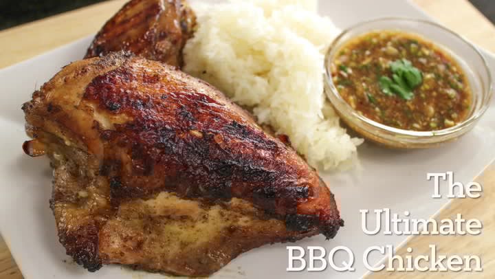 Thai grilled top chicken thighs