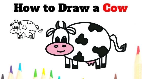 How to Draw a Cow - Video Tutorial - Paper Flo Designs